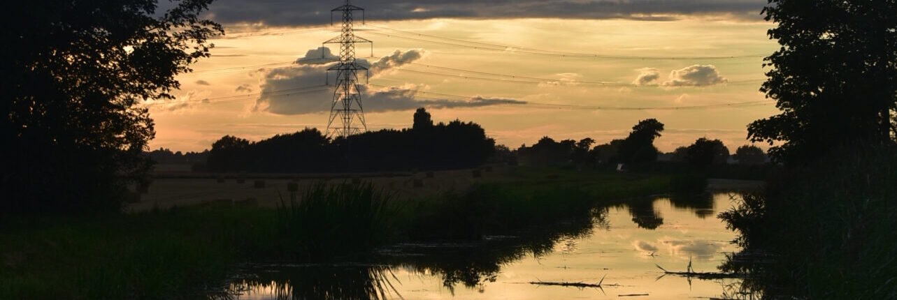 River sunset